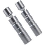Douille bougie 14mm / cl� � bougie 16mm, 2 pi�ces de cl� � bougie, outil sp�cial pour automobiles, douille ...