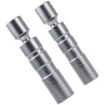 Douille bougie 14mm / cl� � bougie 16mm, 2 pi�ces de cl� � bougie, outil sp�cial pour automobiles, douille ...