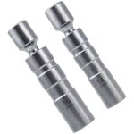 Douille bougie 14mm / cl� � bougie 16mm, 2 pi�ces de cl� � bougie, outil sp�cial pour automobiles, douille ...