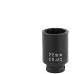 Douille � choc 36mm cr - mo hexagonale pour cl� � choc 12 pans longue 1 / 2  douille � �crou