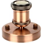 Douille de lampe e27 vintage adaptateur lumire socket rtro lustre sans fil en cramique  l'intrieur, ...