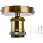 Eosnow douille de lampe vintage e26 e27, support de plafond avec accessoires pour cuisine, chambre à ... Eosnow douille de lampe vintage e26 e27, support de plafond avec accessoires pour cuisine, chambre à ...