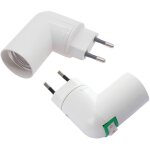 Douille sans fil, lampe avec interrupteur, adaptateur de culot e27, pour lampe de cuisine mobile et garage ...