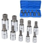 Douille torx male 1 / 2'', 1 / 4'', 3 / 8'', embout torx 12 pans m4 m5 m6 m8 m10 m12 m14 m16 m18, douille ...