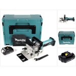 Makita dpj 180 y1j lamelleuse sans fil 18v + 1x batterie 1, 5 ah + coffret makpac - sans chargeur