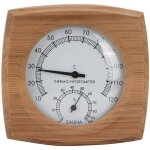Dpzo - 2 - in - 1sauna temp�rature c�dre bois thermom�tre hygrom�tre thermo - hygrom�tre accessoires ...