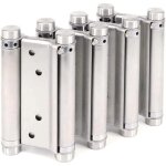 Dpzo - 2 paires de charni�res de porte battante de saloon caf� comptoir freegate � double action en acier ...