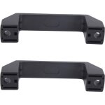Dpzo - 2 pi�ces barre droite noire, poign�e de traction en plastique pour �quipement industriel, 8. 5mm ...