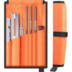 Dpzo - 7pices affuteuse de trononneuse, chane afftage avec 5 / 32 3 / 16 7 / 32 lime ronde, guide, ...