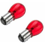 Dpzo - jamais utilis�]ampoules 12v 21 / 5w bay15d rouge pour feu arri�re stop de voiture, tracteur, lot ...