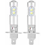 Dpzo - jamais utilis] ampoules de phares, 2x h1 6000k ultra white 100w kit d'ampoules de phares  led ...