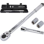 Dpzo - cl� dynamom�trique r�glable jusqu'� maximum 210 nm, entra�nement 1 / 2 carr� avec douilles 17 ...