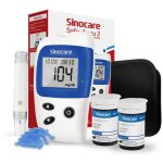 Dpzo - jamais utilis]kit de test de glycmie, systme de surveillance de la glycmie glucomtre lecteur ...