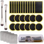 Dpzo - rustine vélo, 30pcs kit reparation pneu crevaison vélo pour patchs auto - adhésifs sans colle ... Dpzo - rustine vélo, 30pcs kit reparation pneu crevaison vélo pour patchs auto - adhésifs sans colle ...