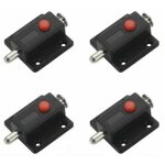 Dpzo - verrou targette, loquet � glissi�re de s�curit� � bouton � ressort automatique pour armoire, loquets ...