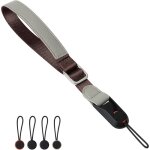 Dragonne pour appareil photo r�glable ? sangle en corde nylon ultra - l�g�re (34g) avec boucle � d�tachement ...