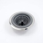 Drain de foss� filtre � ordures �vier filtre � ordures lavabo drain acier inoxydable + filtre � d�chets ...