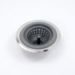 Drain de foss� filtre � ordures �vier filtre � ordures lavabo drain acier inoxydable + filtre � d�chets ...