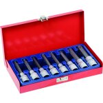 Drakkar equipement - coffret metal 8 embouts torx de t27 à t70 1 / 2' drakkar 10754 Drakkar equipement - coffret metal 8 embouts torx de t27 à t70 1 / 2' drakkar 10754