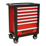 Sodise - servante d'atelier 7 tiroirs sans outils - drakkar equipement - 09217