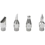 Kit d'accessoires de pyrogravure dremel 204 - kit d'accessoires pour fer � souder avec 4 pannes pour ...