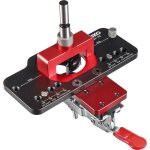 Drillpro - gabarit de charni�re de guide de per�age de trou de charni�re en alliage d'aluminium de 35m ...