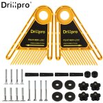 Drillpro - planche � double plumes polyvalente pour routeur scies de table fente de jauge d'onglet travail ...