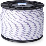 Drisse en polyester tress (300 mtres de longueur et jauge 6 mm)