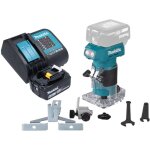 Drt 52 sg1 fraiseuse de bords sans fil 18 v 6 mm brushless + 1x batterie 6, 0 ah + chargeur - makita