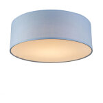 Drum led - led plafonnier - 1 lumi�re - h 125 mm - bleu - moderne - �clairage int�rieur - salon i chambre ...