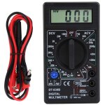 Dt - 830b multim�tre num�rique ac dc testeur de tension amp volt ohm testeur avec �cran lcd, mesure la ...