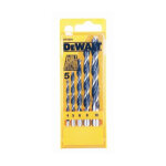 Coffret plastique dewalt 5 mches  bois 3 pointes - dt4535
