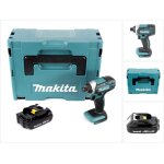 Makita dtd 152 y1j 18v li - ion visseuse  chocs sans fil avec botier makpac + 1x batterie bl 1815 n ...