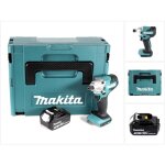 Dtd 156 f1j cl� � choc sans fil 18v 155nm + 1x batterie 3, 0ah + makpac - sans chargeur - makita