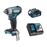 Dtw180rt1 boulonneuse a chocs 180nm 3 / 8 18v + 1 x 5. 0ah batteries + chargeur - makita