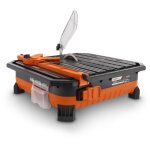 Dual power coupe - carrelage sans fil powdp75100 - machine de d�coupe carreaux 20v - table 390x365 mm ...