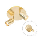 Ducha - spot plafond, plafonnier - 2 lumi�re - � 20 cm - dor� / laiton - moderne - �clairage int�rieur ...