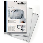 Durable - badges autocollants, soie d'actate blanche, h x l 30