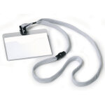 Durable - badge � bande textile, avec pince, h x l 60 x 90 mm,