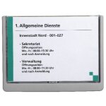 Plaque de porte 486637 (l x h) 210 mm x 148. 5 mm graphite 486637 - durable