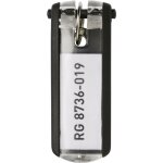 Porte - clef 195701 key clip - 1957 noir 6 pc(s) s189631 - durable