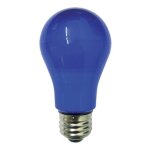 Led 6w lampe à goutte bleue e27 la55b - duralamp Led 6w lampe à goutte bleue e27 la55b - duralamp