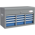 Boite  outils mtallique caisse  outils - 6 tiroirs + plateau verrouillables - tapis eva poignes tle ...