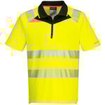 Dx4 polo haute visibilité mc - xl - jaune / noir - portwest Dx4 polo haute visibilité mc - xl - jaune / noir - portwest