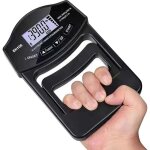 Dynamom�tre de force de pr�hension, 180 kg / 396 lb - testeur de force de pr�hension num�rique, aliment� ...