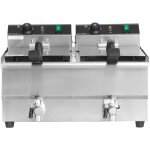 Friteuse 2 x 13 l avec vidange Friteuse 2 x 13 l avec vidange