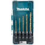 Makita ? jeu de forets � m�taux sds - plus 5 pi�ces ? hss - tin 3. 0 / 6. 0mm ? longueurs utiles 33 / ...