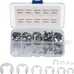 E clip anneau 304 inox circlips exterieur assortiment de circlips 1. 5 / 2 / 3 / 4 / 5 / 6 / 7 / 8 / ...