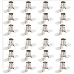 E10 douille ampoule 24 pi�ces douilles e10 pour lampe de signalisation douille e10 avec cosses � souder, ...