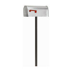 E2112 support vertical en acier pour bo�te aux lettres americano, pied de bo�te aux lettre americaines, ...